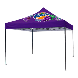 3x3m Branded Gazebo | Economy Hammered Steel Pop Up Gazebo