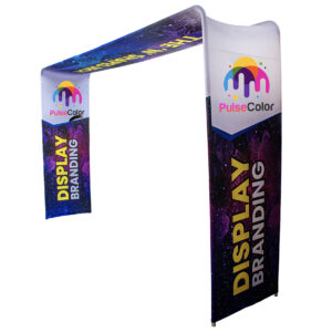 Flat Arch Banner 4000x800x2400mm | InkspireVisuals