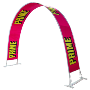 Double Sided Arch Display | Block Out Banner | InkspireVisuals