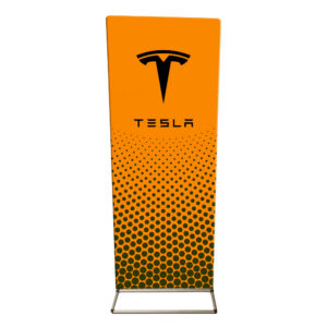 Slimline Banner Wall 0.8x2m | Double Sided Fabric Display