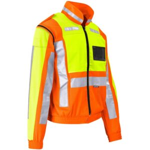 Metro Two-Tone Hi-Viz Reflective Zip-Off Jacket