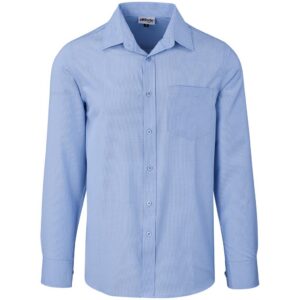 Mens Long Sleeve Northampton Shirt - Sky Blue