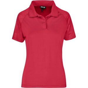 Ladies Santorini Golf Shirt - Red