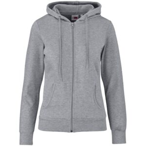 Ladies Bravo Hooded Sweater - Grey