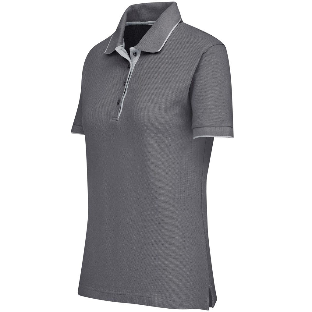 Ladies Wentworth Golf Shirt - Grey - Image 4