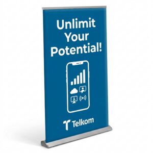 1.5m x 2m PVC pull up banner with stand