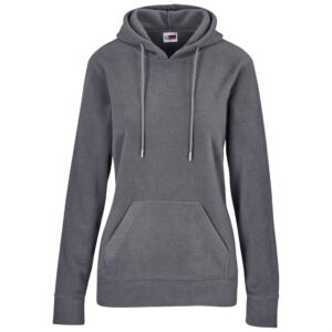 Ladies Dawson Polar Fleece Hooded Sweater - Charcoal