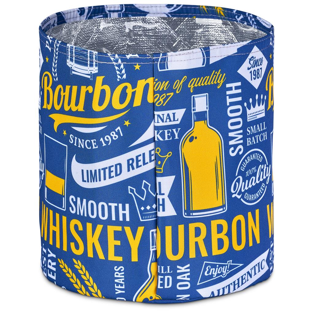 Pre-Printed Sample Hoppla Coldford Polyester Collapsible Ice Bucket - Image 2
