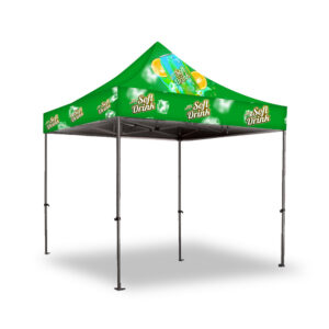 2x2m Branded Gazebo | Economy Steel Pop Up Gazebo