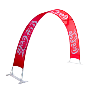 Single Sided Arch Display | Ultrasheen Banner | InkspireVisuals