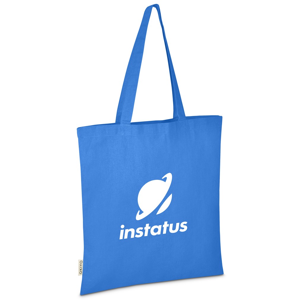 Okiyo Minho Recycled Coloured Cotton Shopper - Image 8