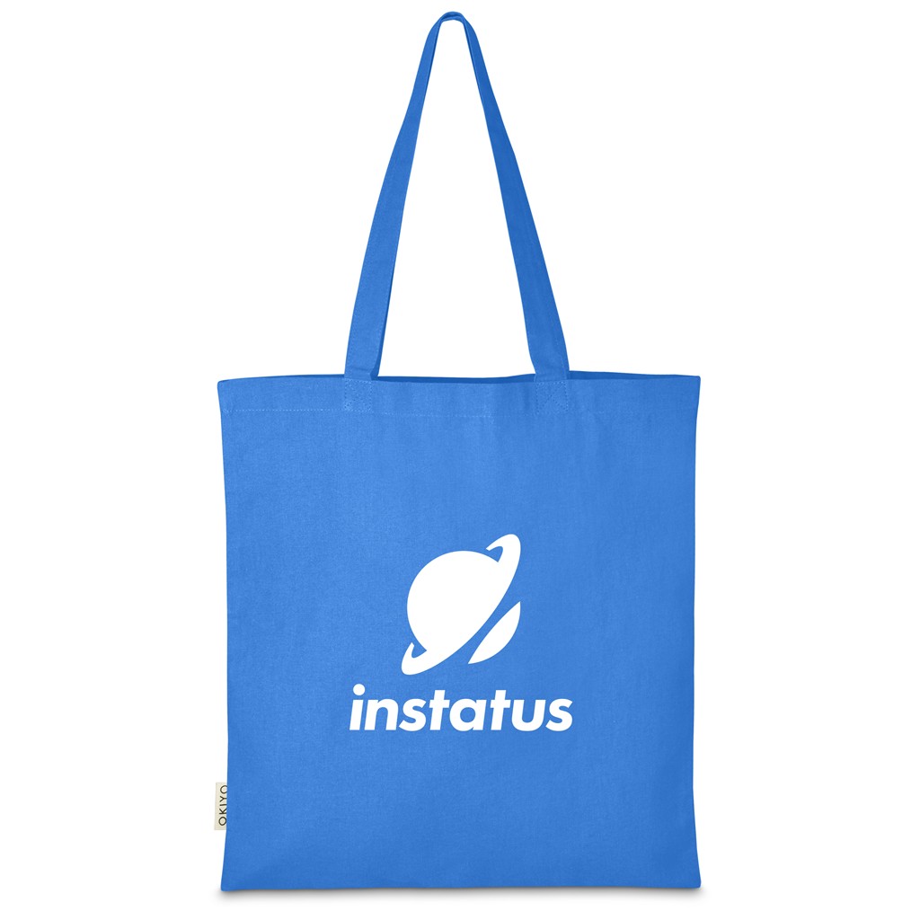 Okiyo Minho Recycled Coloured Cotton Shopper - Image 7