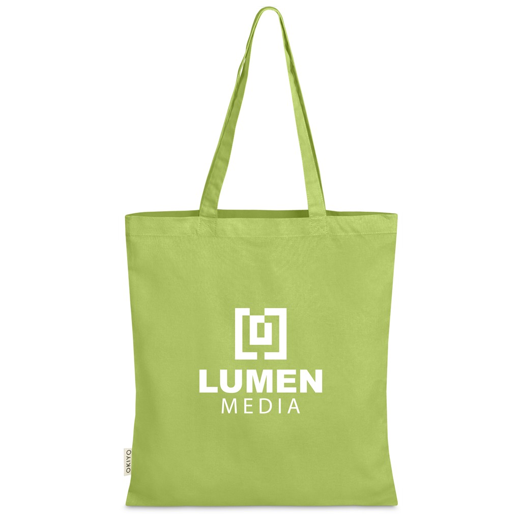 Okiyo Minho Recycled Coloured Cotton Shopper - Image 15