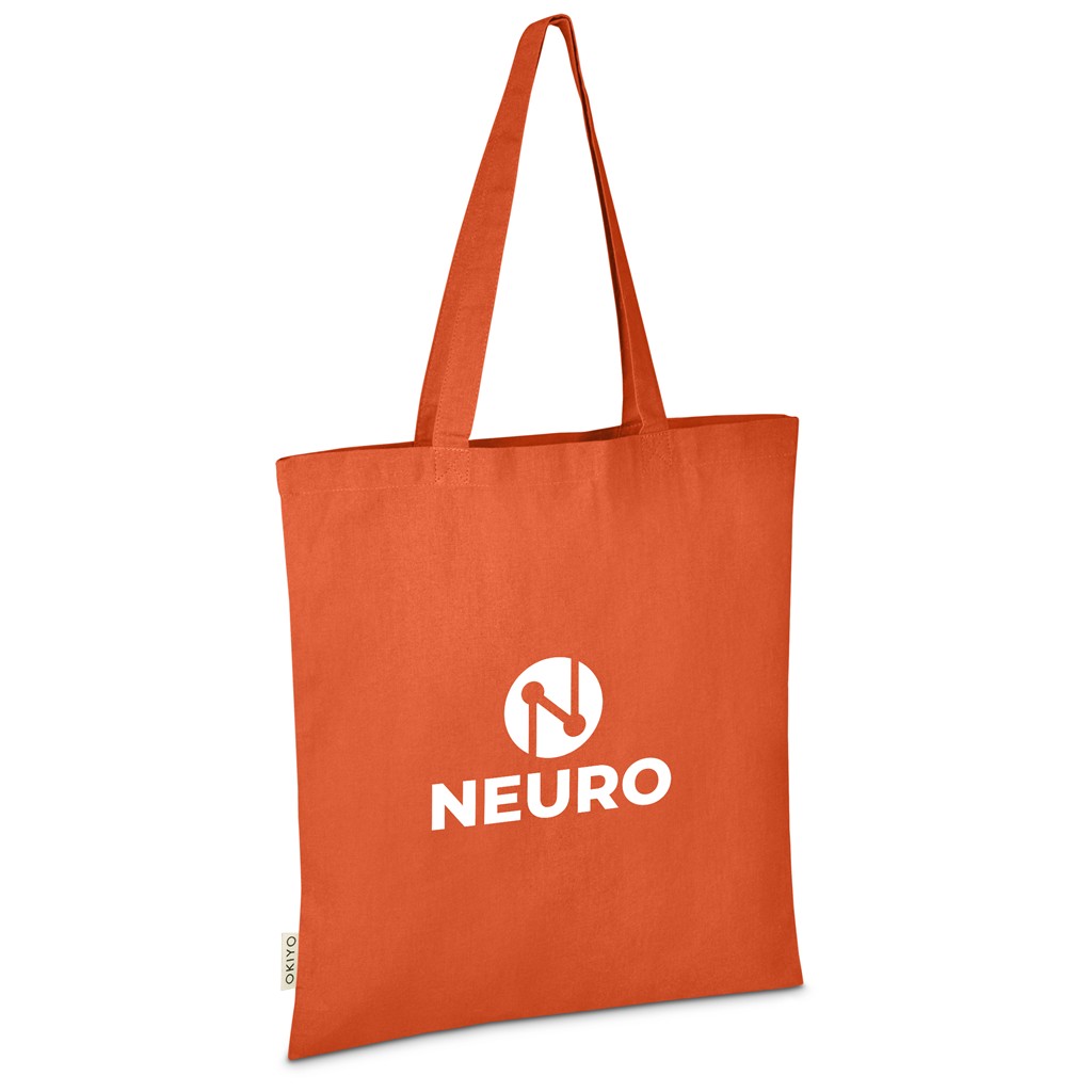 Okiyo Minho Recycled Coloured Cotton Shopper - Image 25