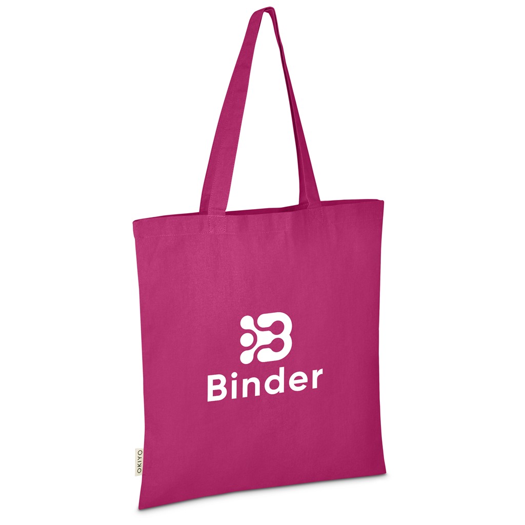 Okiyo Minho Recycled Coloured Cotton Shopper - Image 29