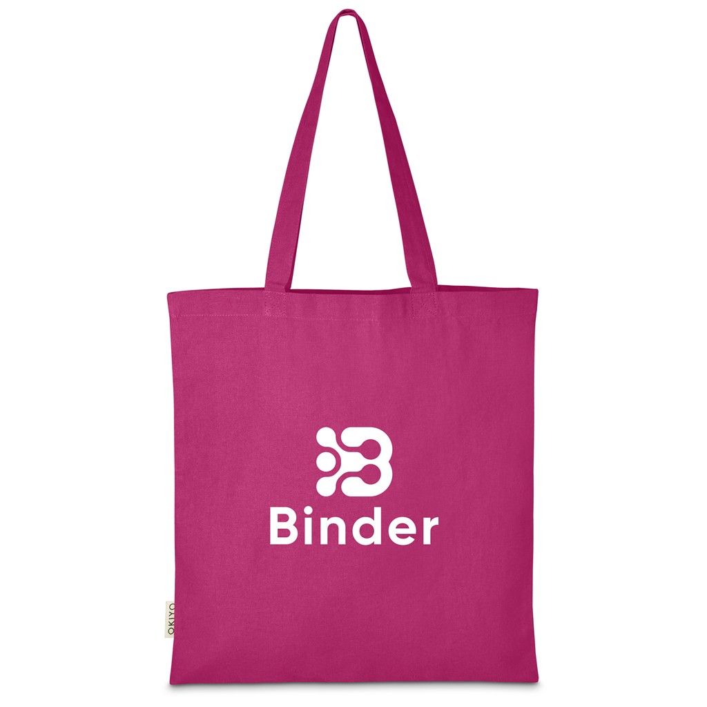 Okiyo Minho Recycled Coloured Cotton Shopper - Image 27