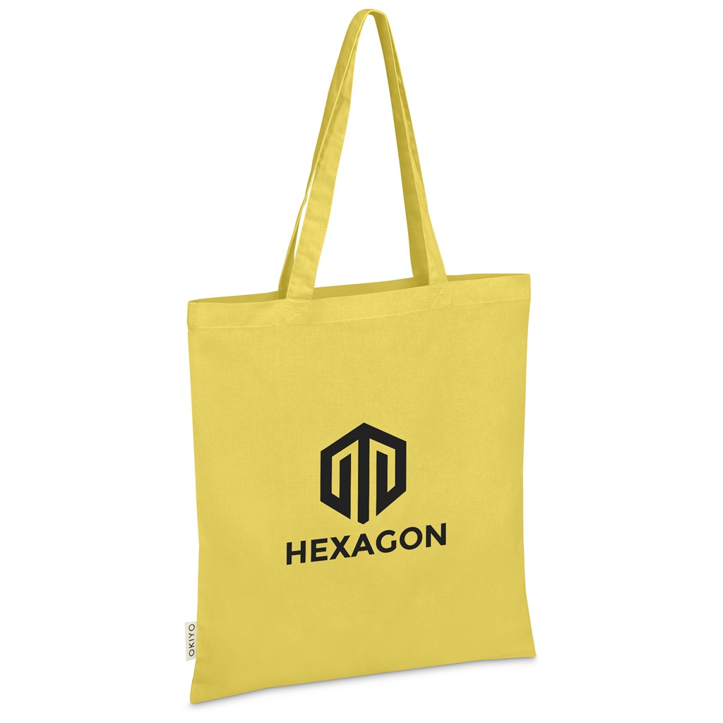 Okiyo Minho Recycled Coloured Cotton Shopper - Image 42