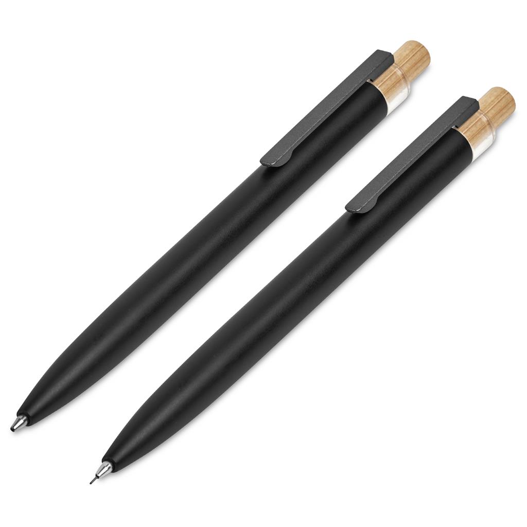Okiyo Mimotu Ball Pen &Amp; Pencil Set - Black - Image 5