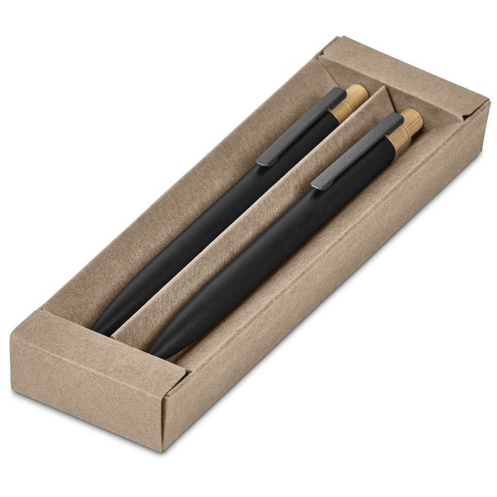 Okiyo Mimotu Ball Pen &Amp; Pencil Set - Black - Image 2